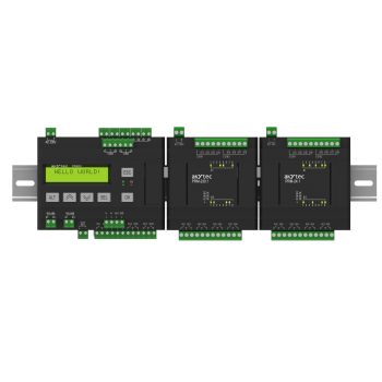 PR100 – kompaktiškas programuojamas loginis valdiklis